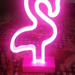 LED Neon Light LED Night Light Table Lamp Flamingo